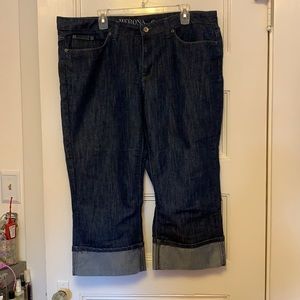 Merona size 18R cropped Capri jeans